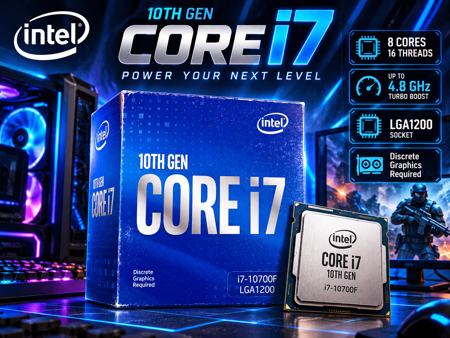 Intel Core i7-10700F 10th Gen Processor